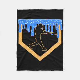 Bysebyll Drip Boy Home Plate Eiscreme Jugend Byseb Fleecedecke
