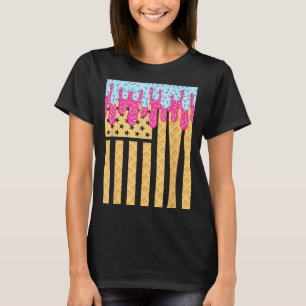 Bysebyll Drip Byt Boys Dripping Eis Amerikanisch T-Shirt
