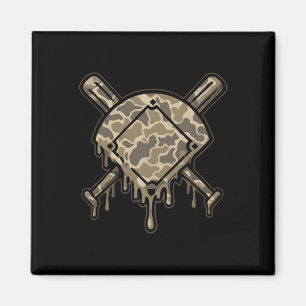 Bysebyll Drip Camo Bysebyll Diamonds Jungen Sport Magnet