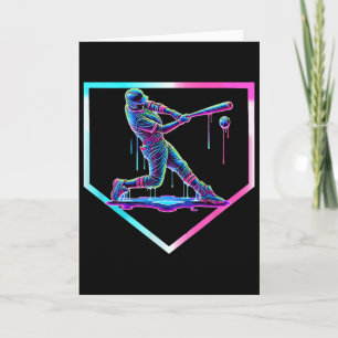 Bysebyll Drip Eiscreme Bysebyll Home Plate Jungen Karte