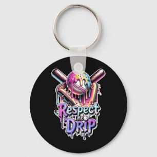 Bysebyll Drip Eiscreme tropft Respektiere den Trop Schlüsselanhänger