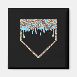 Bysebyll Drip-Shirt für Jungen Camo Bysebyll Home  Magnet