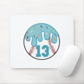 Bysebyll Dripping 13. Birthday 13 Year Old Boys Y Mousepad (Mit Mouse)