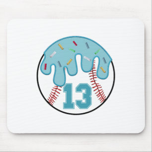 Bysebyll Dripping 13. Birthday 13 Year Old Boys Y Mousepad