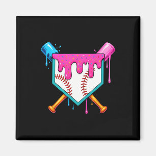Bysebyll Eis tropft Bysebyll Home Plate Dr Magnet