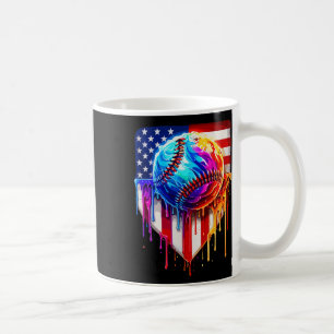Bysebyll Eiscreme American Flag Drip Kaffeetasse