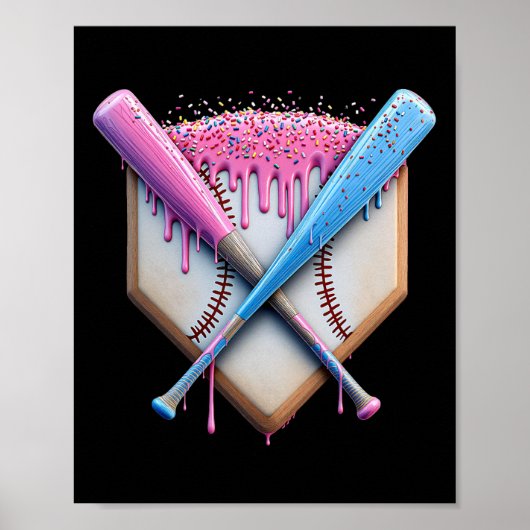 Bysebyll Eiscreme-Drip für jugendliche Jungen Kind Poster (Vorne)