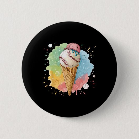 Bysebyll Eiscreme-Wasserfarbe Bysebyll 3 Button (Vorderseite)