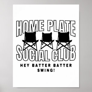 Bysebyll Fans Zuhause Plate Social Club Game Day M Poster