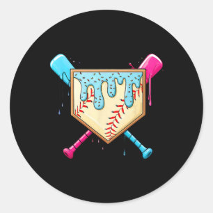 Bysebyll Game Day Home Plate Eiscreme-Tropf mit S Runder Aufkleber