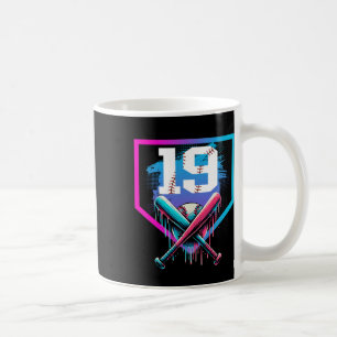 Bysebyll Geburtstagsjunge Tropf 19. Spieler 19 Jah Kaffeetasse