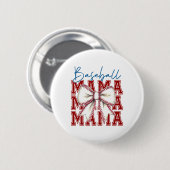 Bysebyll Mama Bow Graphic Unique Design Button (Vorne & Hinten)