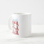 Bysebyll Mama Bow Graphic Unique Design Kaffeetasse (Vorderseite Links)