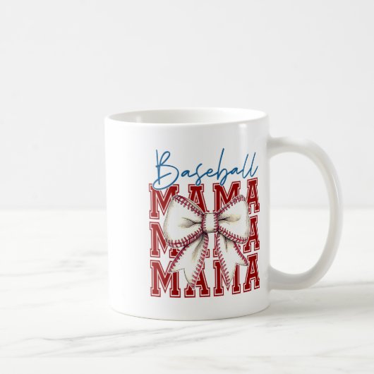Bysebyll Mama Bow Graphic Unique Design Kaffeetasse (Rechts)