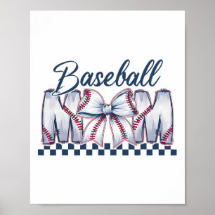 Bysebyll Mama Coquette Bow Game Day Bysebyll Mama Poster