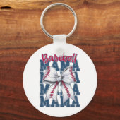 Bysebyll Mama Coquette Bow Game Day Bysebyll Mama  Schlüsselanhänger (Vorderseite)