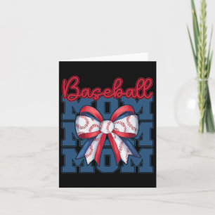 Bysebyll Mama Coquette Bow Sport Mama Mütter Tag Karte