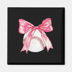 Bysebyll Mama Coquette Pink Bow Mütter Tag Bysebyl Magnet