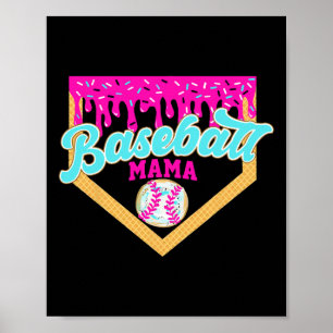 Bysebyll Mama Eiscreme-Tropf-Funny Bysebyll Mutter Poster