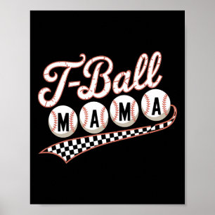 Bysebyll Mama Für Spieltags-Familie Muttertag T-Sh Poster