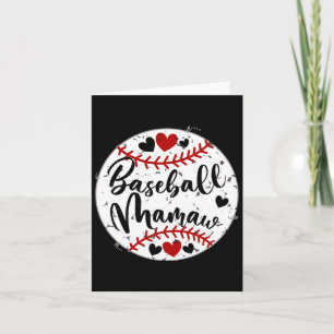 Bysebyll Mamaw Women Liebe Funny Niedlich Mütter T Karte