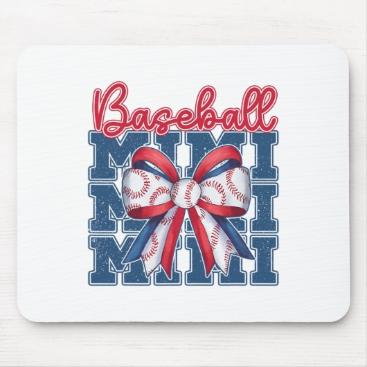 Bysebyll Mimi Coquette Bow Mama Mütter Tag Mousepad (Vorne)