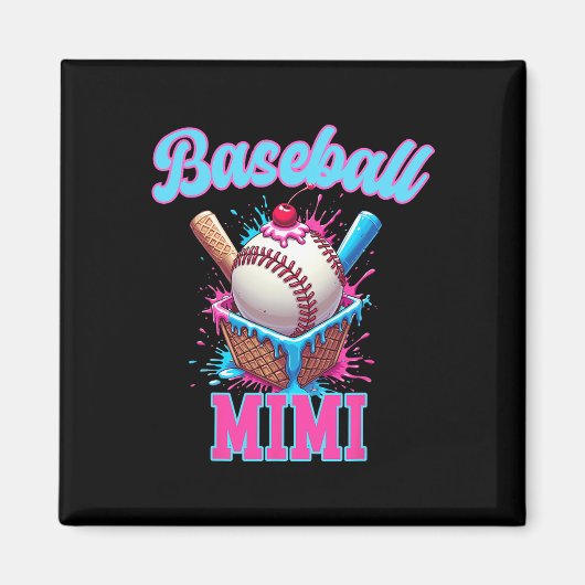 Bysebyll Mimi Eiscreme-Tropf Muttertag Magnet (Vorne)