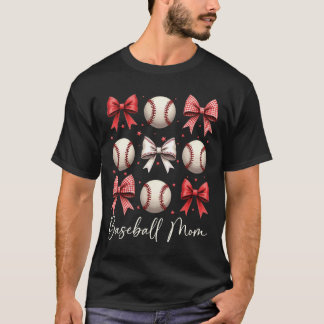 Bysebyll Mom Lustige Kokette Schleife Bysebyll Mom T-Shirt
