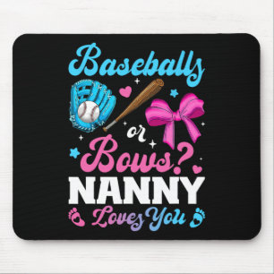 Bysebyll Oder Bows Oma Liebt Dich Lustige Geschlec Mousepad