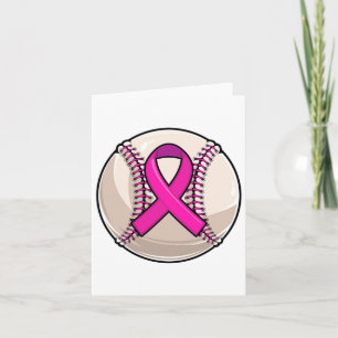 Bysebyll Pink Ribbon Breast Cancer Awareness Sport Karte