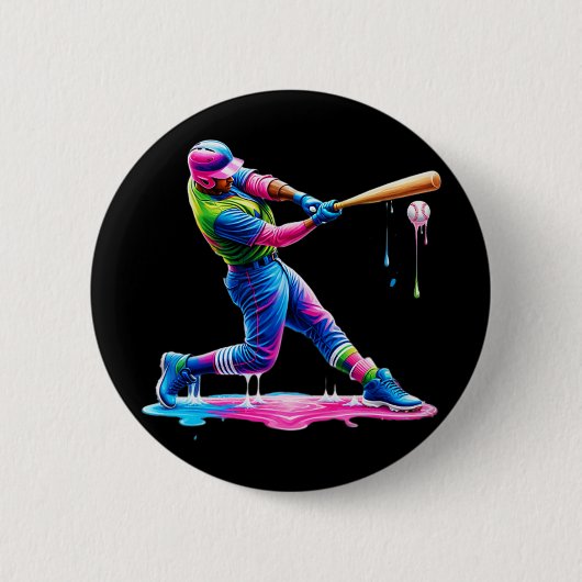 Bysebyll Player Drip Eiscreme  Button (Vorderseite)