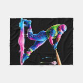 Bysebyll Player Drip Eiscreme Fleecedecke (Vorderseite (Horizontal))