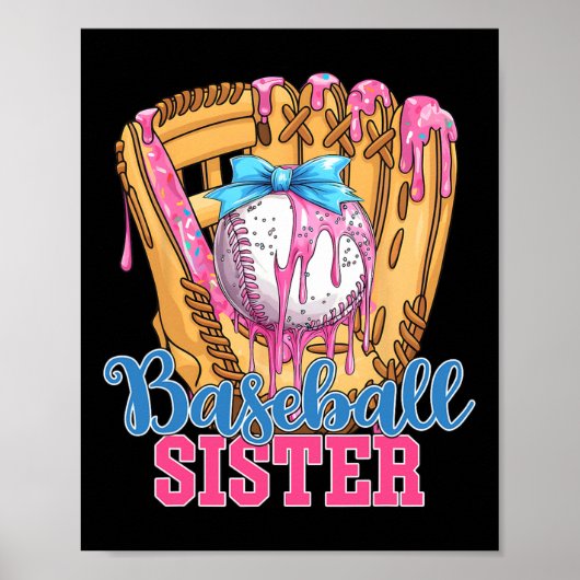Bysebyll Schwester Funny Bysebyll Eis Drip Big Poster (Vorne)
