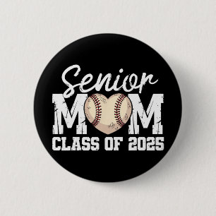Bysebyll Senior Mom Cl Von 2025 Absolvent Senior M Button