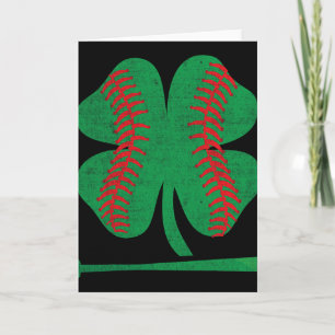 Bysebyll Shamrock St. Patrick's Day im Vintage-Sti Karte