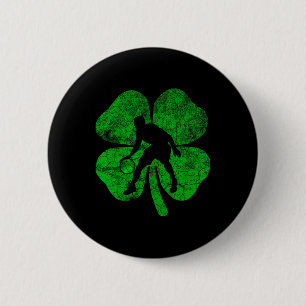 Bysebyll Shamrock St Patricks Day Shirts Jungen Ki Button