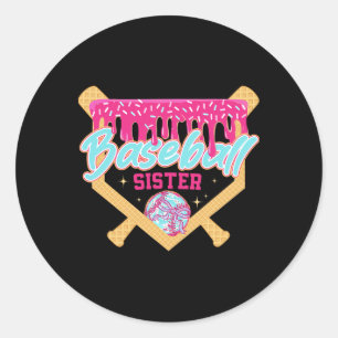 Bysebyll Sister Drip Eiscreme Bysebyll Spieltag  Runder Aufkleber