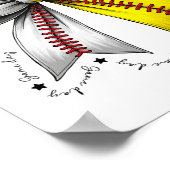 Bysebyll Softbyll Bogen  Poster (Ecke)