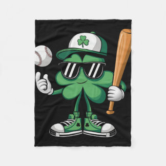 Bysebyll St Patricks Day Shamrock Sport Herren Jun Fleecedecke