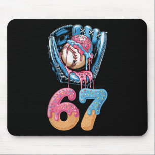Bysebyll-Tropf Nummer 67 Spieler 67. Geburtstag Ei Mousepad