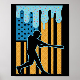 Bysebyll Tröpfchen Eiscreme-Tropf Jugend Amerikani Poster