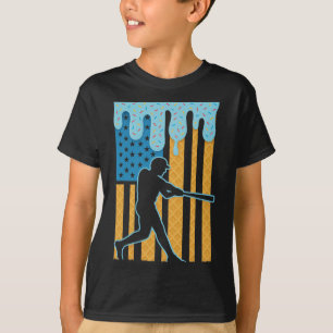 Bysebyll Tröpfchen Eiscreme-Tropf Jugend Amerikani T-Shirt