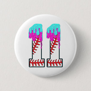 Bysebyll Tropfen 11 Jahre alt 11. Geburtstag Boy J Button