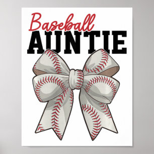 Bysebyll Tuntie Vintag Sport Lover Auntie Mütter Poster