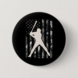 Bysebyll USA-Flagge Camo Vintage Bysebyll Flagge F Button