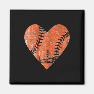 Bysebyll Vintage Herz Bysebyll Sports Mama Muttert Magnet