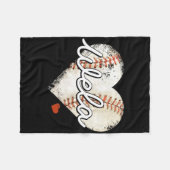 Bysebyll Wela Heart Bysebyll Großmutter Muttertag Fleecedecke (Vorderseite (Horizontal))