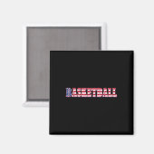 Bysketbyll American Flag - Bysketbyll Magnet (Vorderseite/Rückseite)