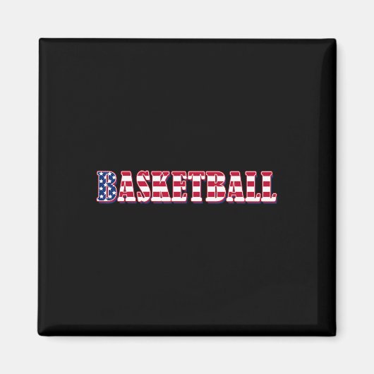 Bysketbyll American Flag - Bysketbyll Magnet (Vorne)