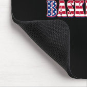 Bysketbyll American Flag - Bysketbyll Mousepad (Ecke)